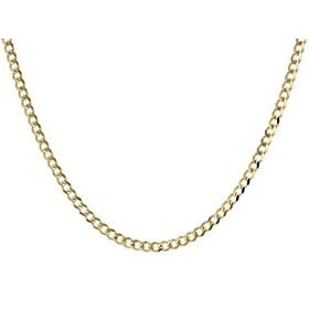50483 14K 22" YELLOW GOLD 2.5MM CUBAN LINK CHAIN
