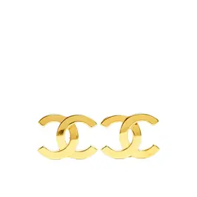 31654 14K YELLOW GOLD HIGH POLISH CHANEL PUSH BACK STUDS