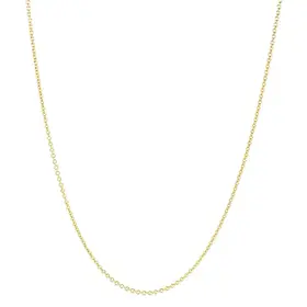 50491 18K YELLOW GOLD 16'' CABLE CHAIN