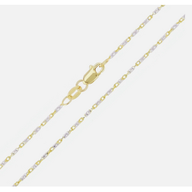 50490 14K 18'' TWO TONE  RASO CHAIN