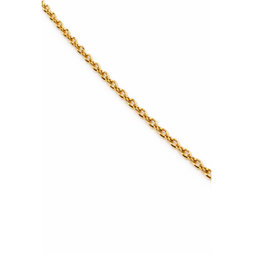 50558 14K YELLOW GOLD 18" CABLE LINK CHAIN
