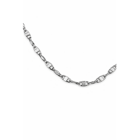 51045 14K WHITE GOLD 24" FLIP LINK CHAIN