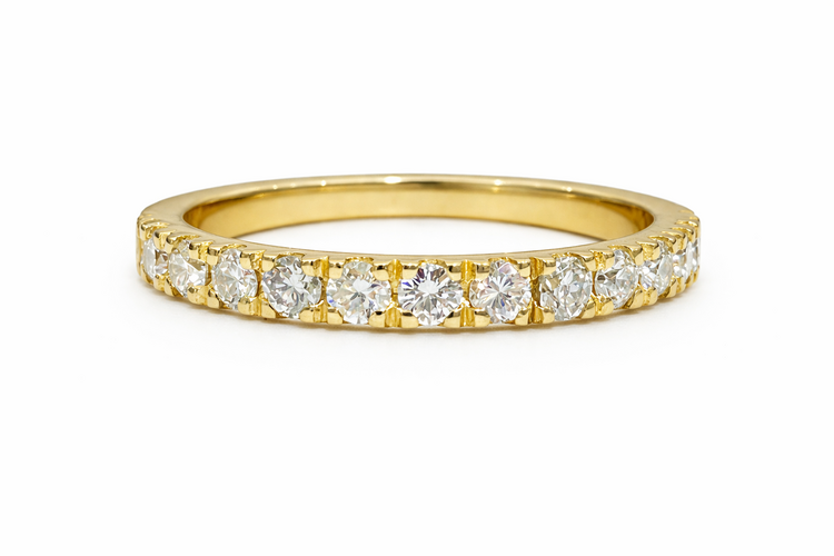 475468 14K YELLOW GOLD .50TCW COMMON PRONG DIAMOND BAND