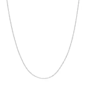 50504 10K WHITE GOLD R8 TWISTED LINK 18" CHAIN