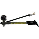 Pollinator Travel Shock Pump with Gauge and Lever: Black