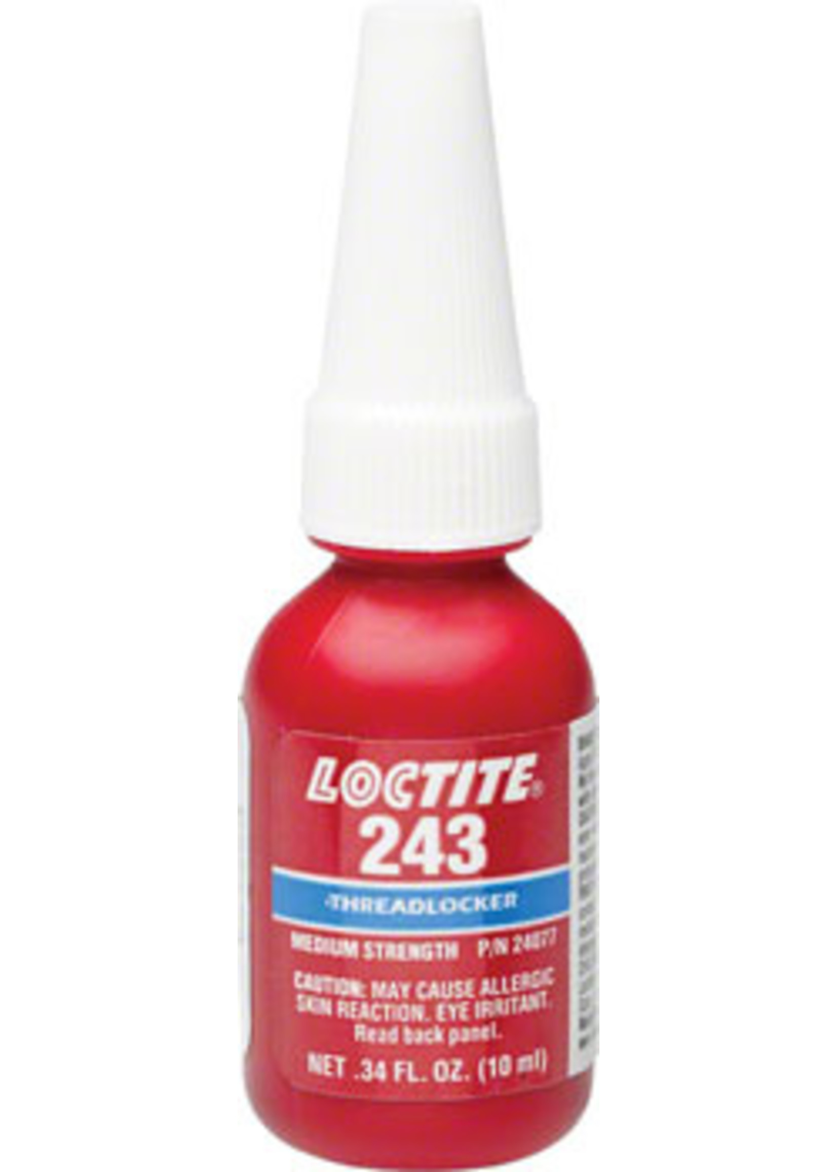 Loctite #243 Threadlocker Medium Strength for fastners 6-20mm, Oil res –  Velo Mine