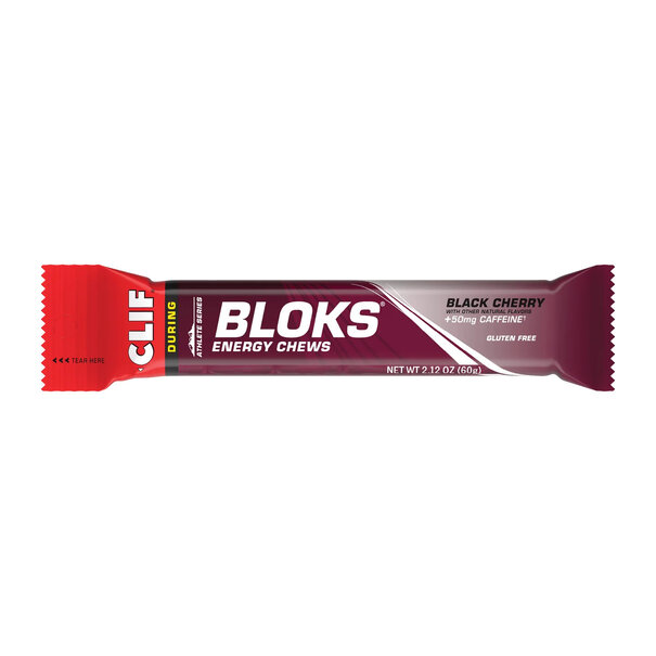 CLIF BAR Clif Bloks Energy Chews Black Cherry with Caffeine single
