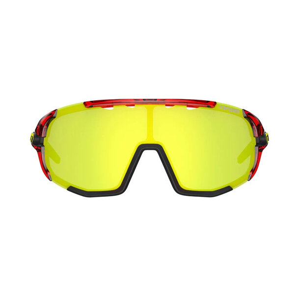 Tifosi Optics Sledge, Crystal Red Clarion Yellow/AC Red/Clear