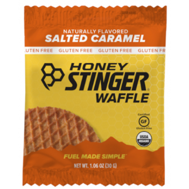 Honey Stinger Honey Stinger Gluten Free Organic Waffle: Salted Caramel, Single