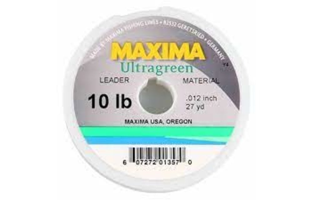 Maxima Wheel 10Lb 27 Yds Maxima MLG-10 Ultragreen Leader