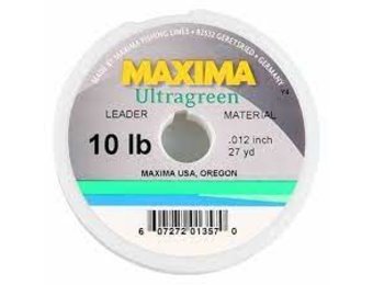 Wheel 10Lb 27 Yds Maxima MLG-10 Ultragreen Leader