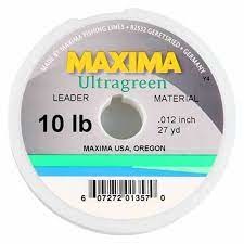 Wheel 10Lb 27 Yds Maxima MLG-10 Ultragreen Leader