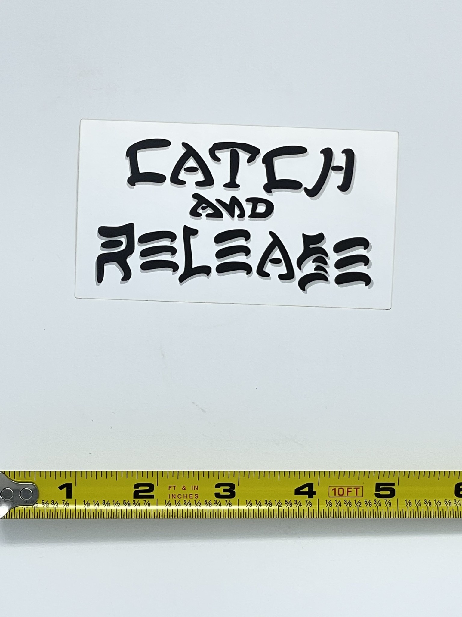 DREWLR Catch and Release Sticker