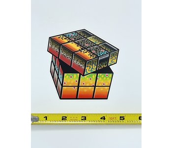 DREWLR Trout Cube Sticker