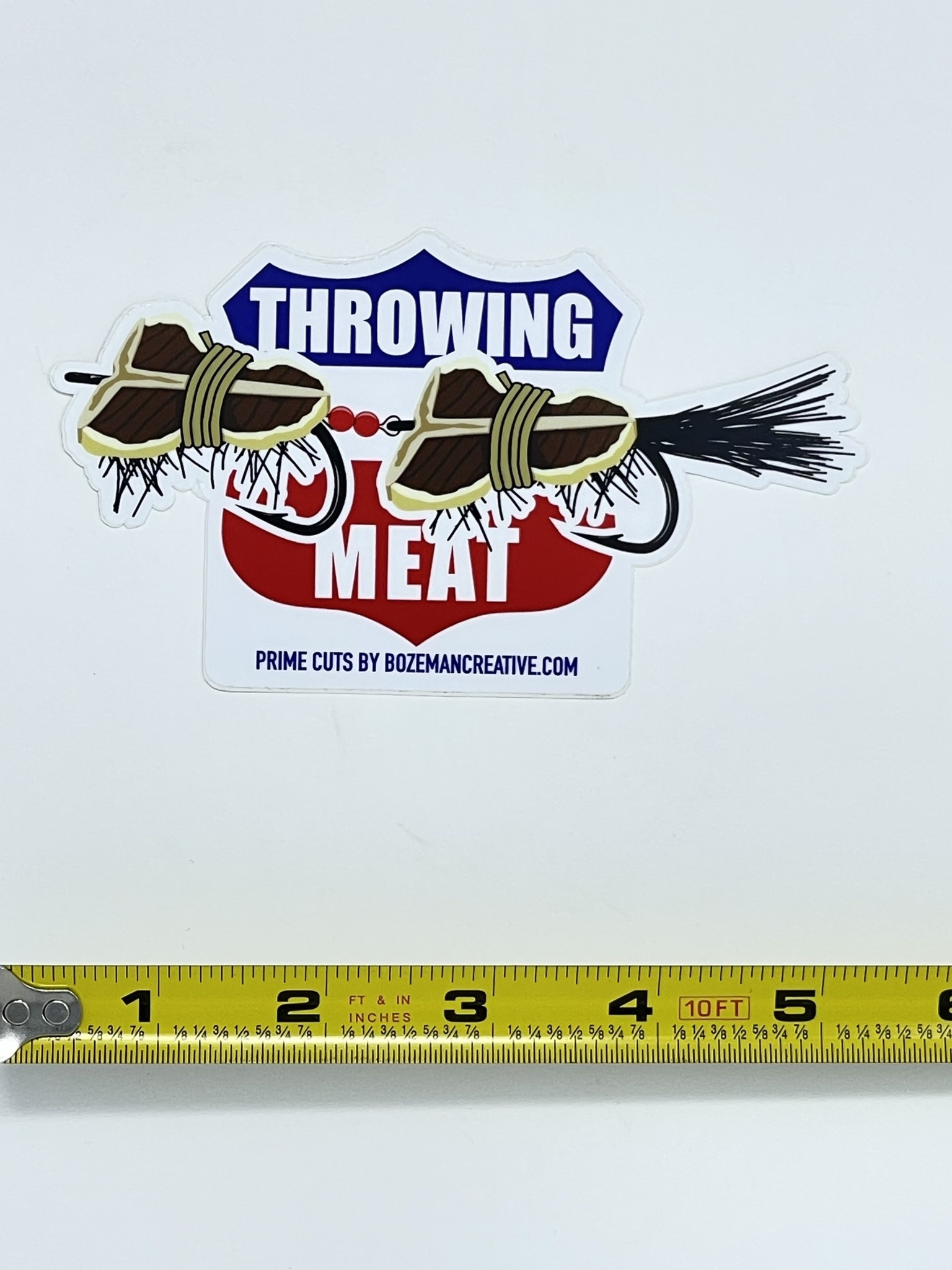 Bozeman Creative Throwing Meat Sticker