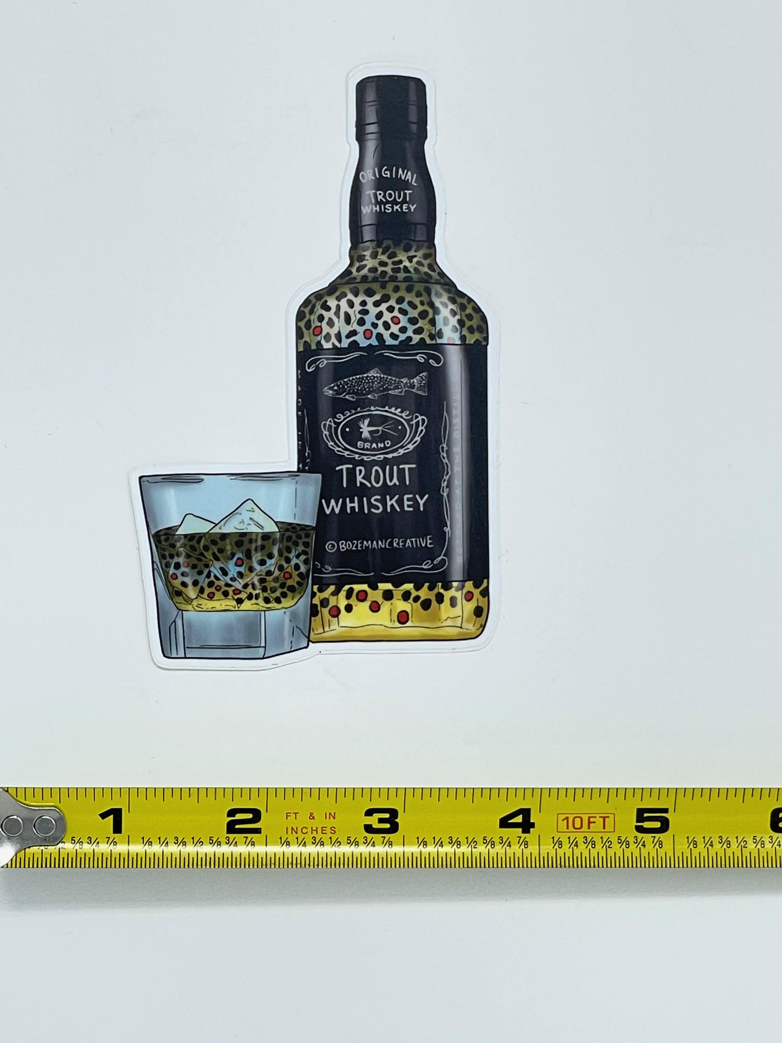 Bozeman Creative Trout Whiskey Sticker