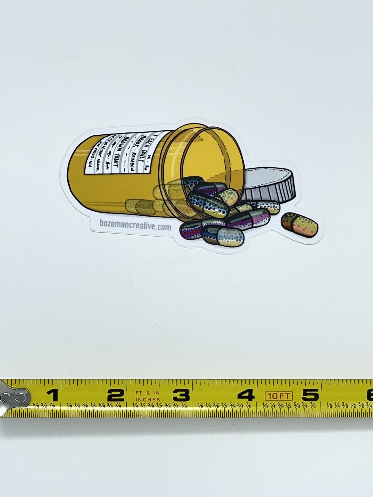 Bozeman Creative Trout Prescription Sticker