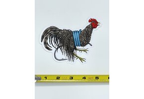 Bozeman Creative Tied Rooster Hackle Sticker