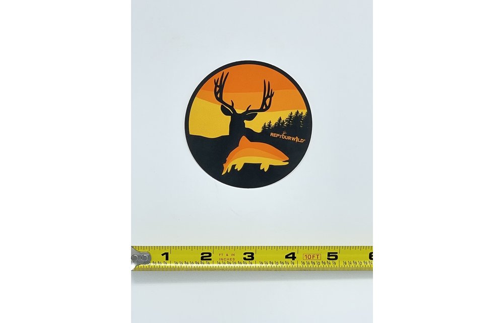 Rep Your Water Sportsmans Duo Sticker