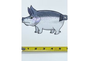 Nate Karnes Steelhead Pig Sticker