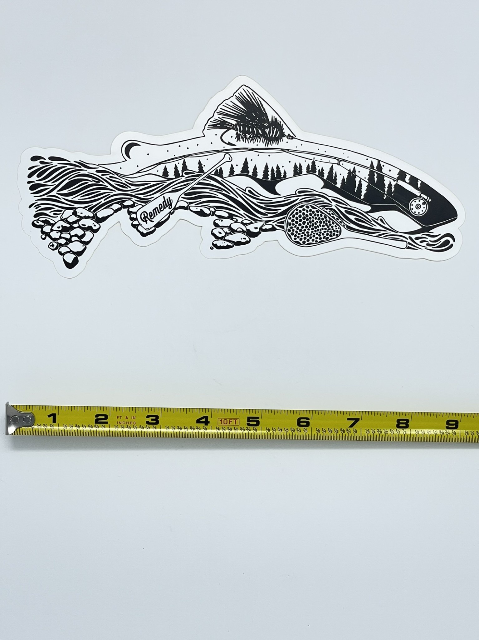 Nate Karnes Elements of Fly Fishing Sticker