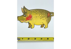 Nate Karnes Cutthroat Trout Pig Sticker
