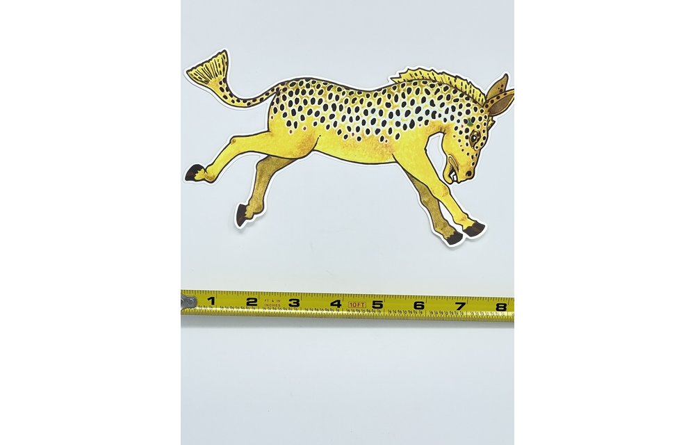 Nate Karnes Brown Trout Donkey Sticker