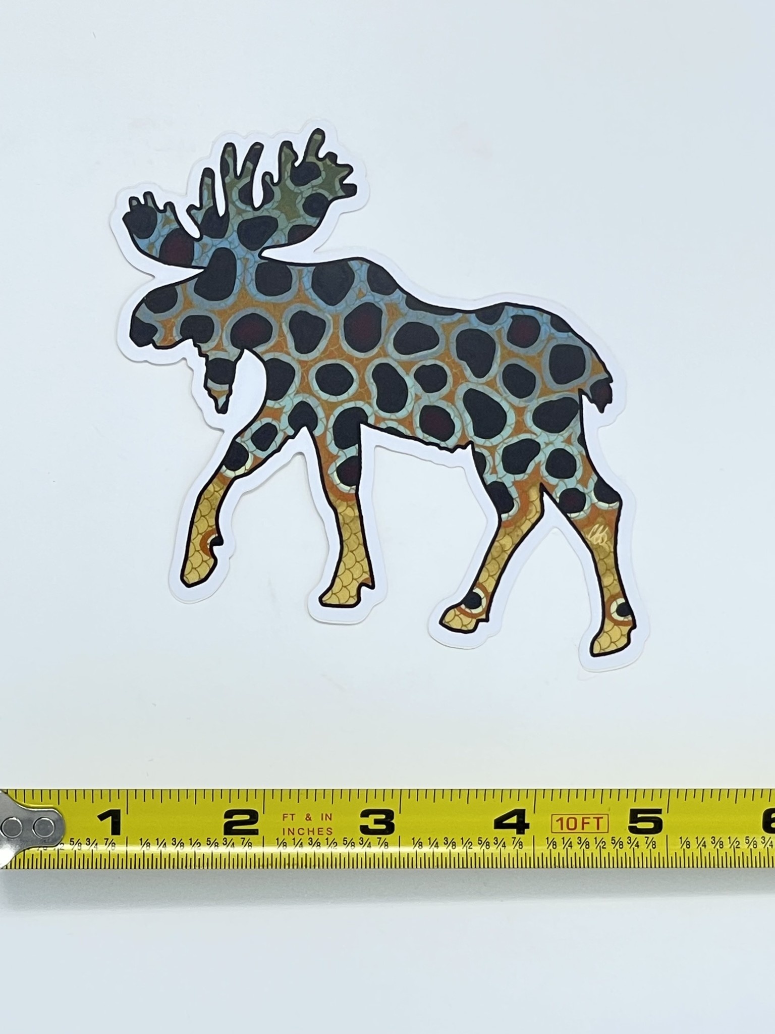 Casey Underwood Brown Moose Sticker