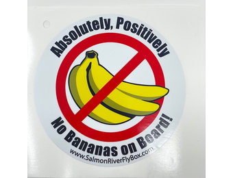 NO BANANA STICKER