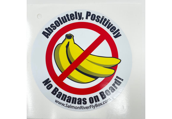 NO BANANA STICKER