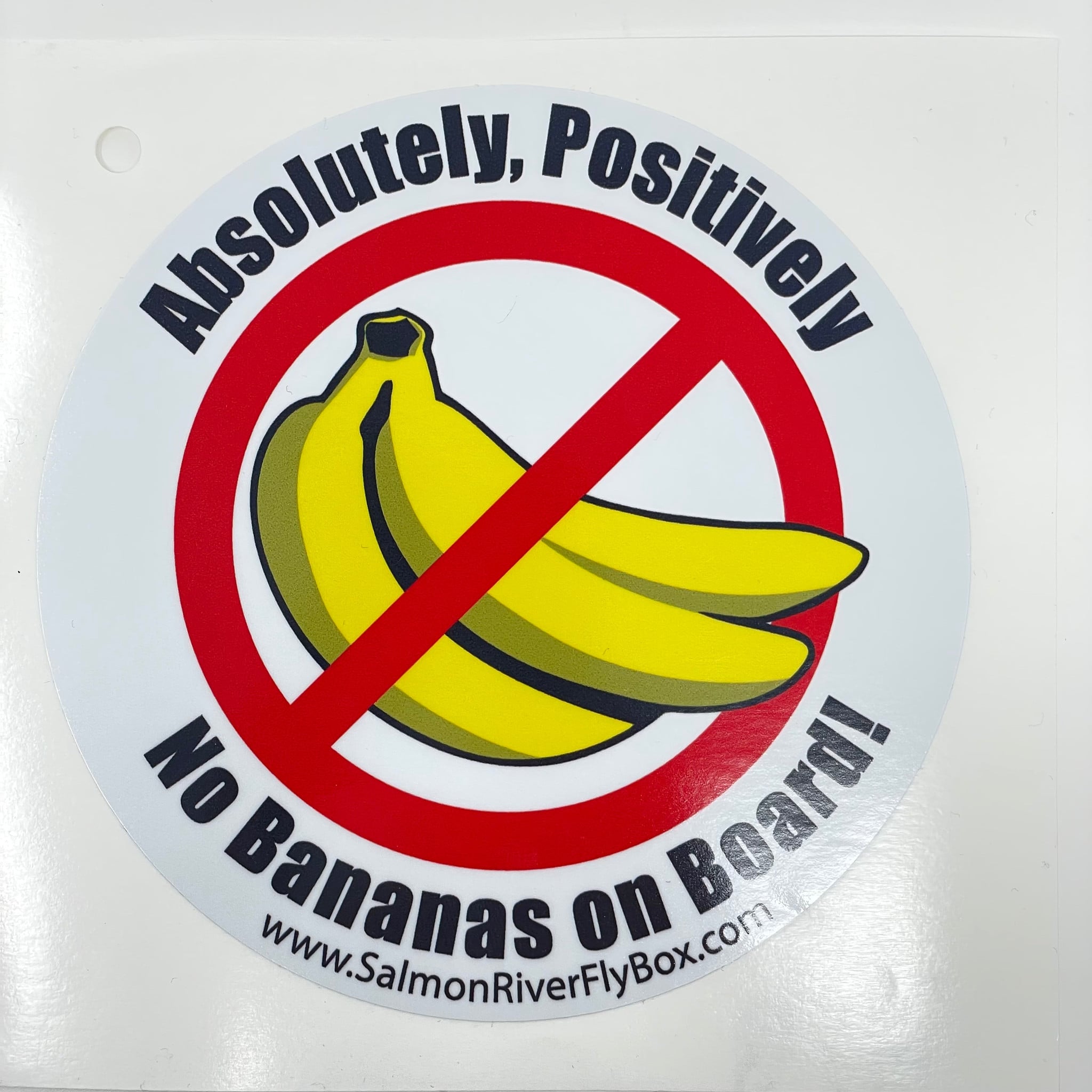 NO BANANA STICKER