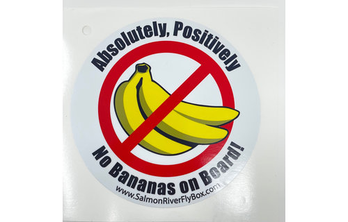 NO BANANA STICKER
