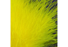 Hareline Strung Marabou Blood Quills Yellow