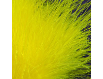 Hareline Strung Marabou Blood Quills Yellow