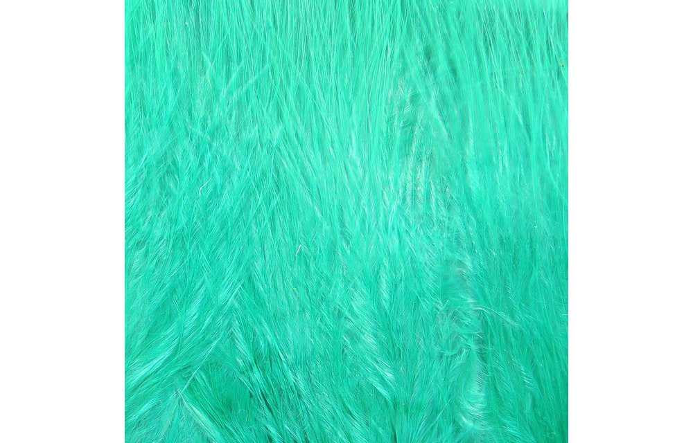 Hareline Strung Marabou Blood Quills Whitlock's Turquoise