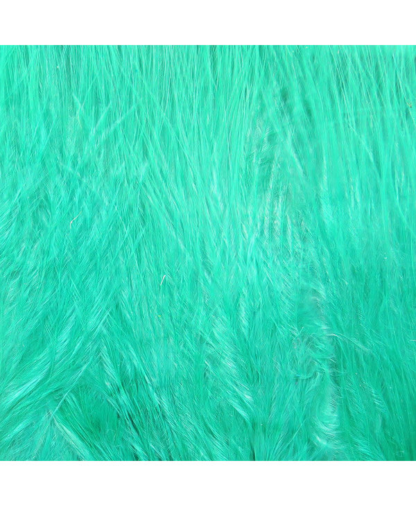 Hareline Strung Marabou Blood Quills Whitlock's Turquoise