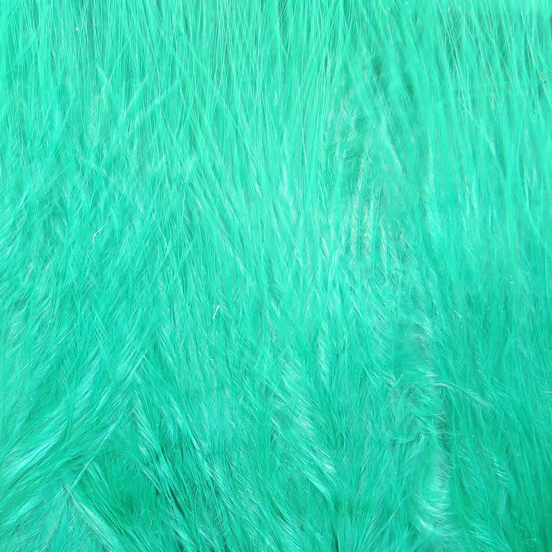 Hareline Strung Marabou Blood Quills Whitlock's Turquoise