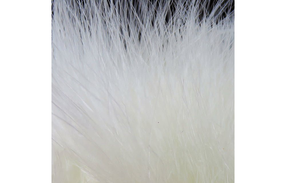 Hareline Strung Marabou Blood Quills White