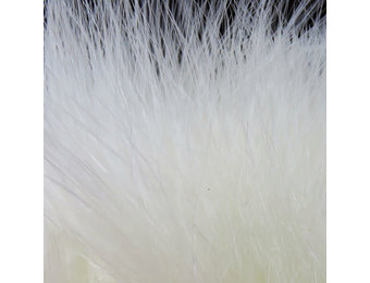 Hareline Strung Marabou Blood Quills White