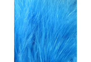 Hareline Strung Marabou Blood Quills Blue