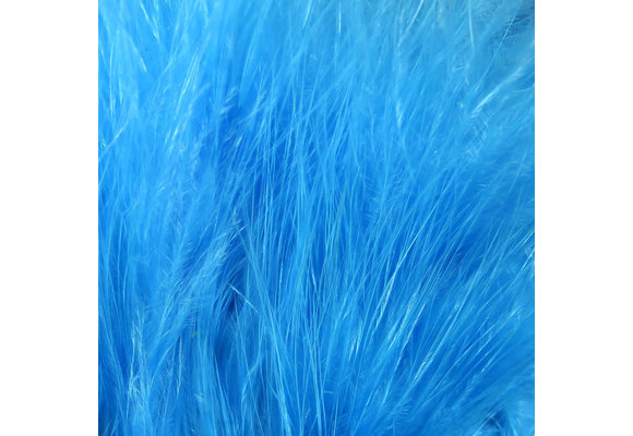 Hareline Strung Marabou Blood Quills Blue
