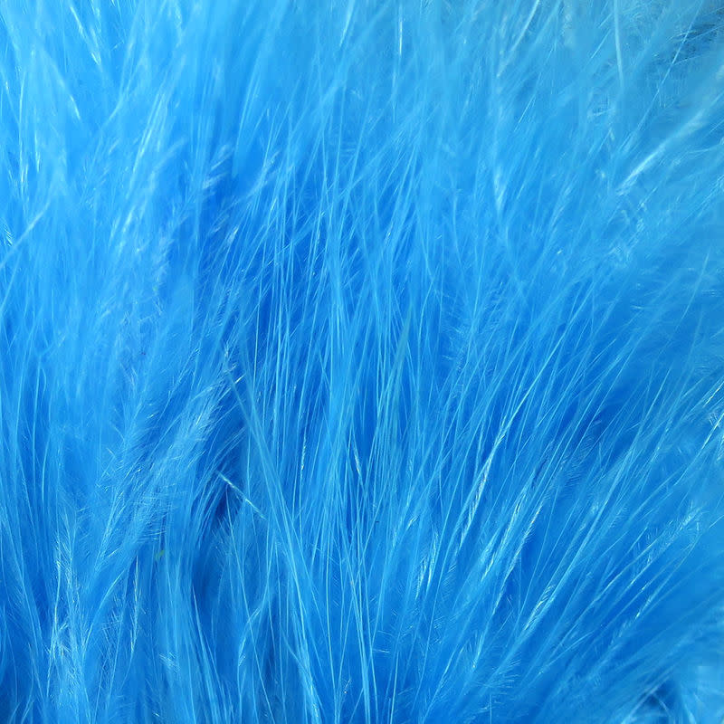Hareline Strung Marabou Blood Quills Blue