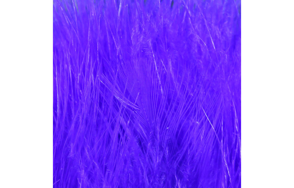 Hareline Strung Marabou Blood Quills Bright Purple