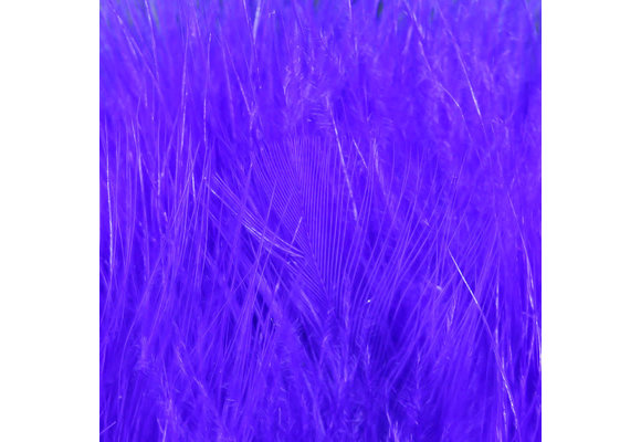 Hareline Strung Marabou Blood Quills Bright Purple