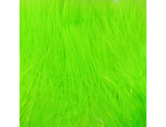 Hareline Strung Marabou Blood Quills Chartreuse