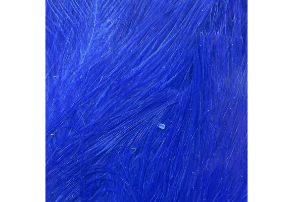 Hareline Strung Marabou Blood Quills Dark Blue