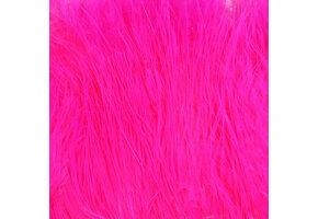 Hareline Strung Marabou Blood Quills Fluorescent Cerise
