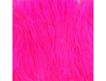 Hareline Strung Marabou Blood Quills Fluorescent Cerise