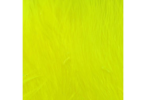 Hareline Strung Marabou Blood Quills Fluorescent Yellow