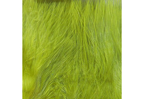 Hareline Strung Marabou Blood Quills Gold Olive